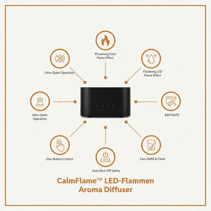 CalmFlame™ – LED Aroma Diffuser